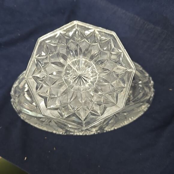 Stunning Jardiniere 24% Lead Hand Cut Lead Crystal Helena Stem Centerpiece 327 - Picture 8 of 11